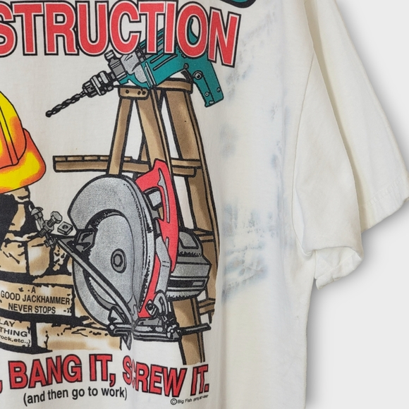 Vintage Bump 'N Grind Construction T Shirt - Picture 9 of 11